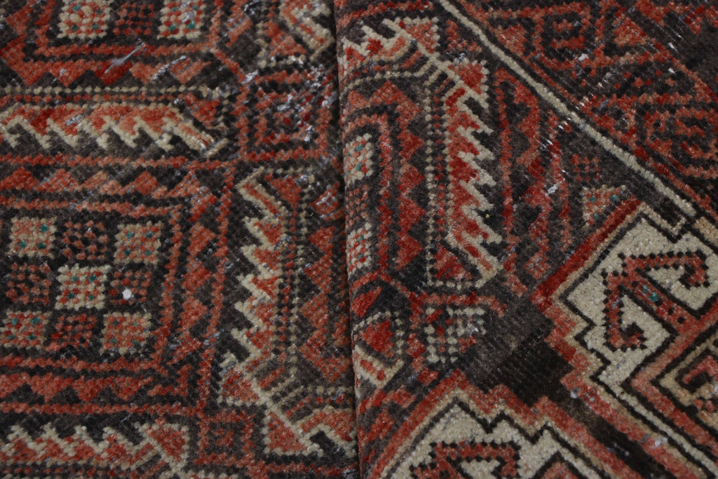 Antique Oushak Rug 3x6.5 ft