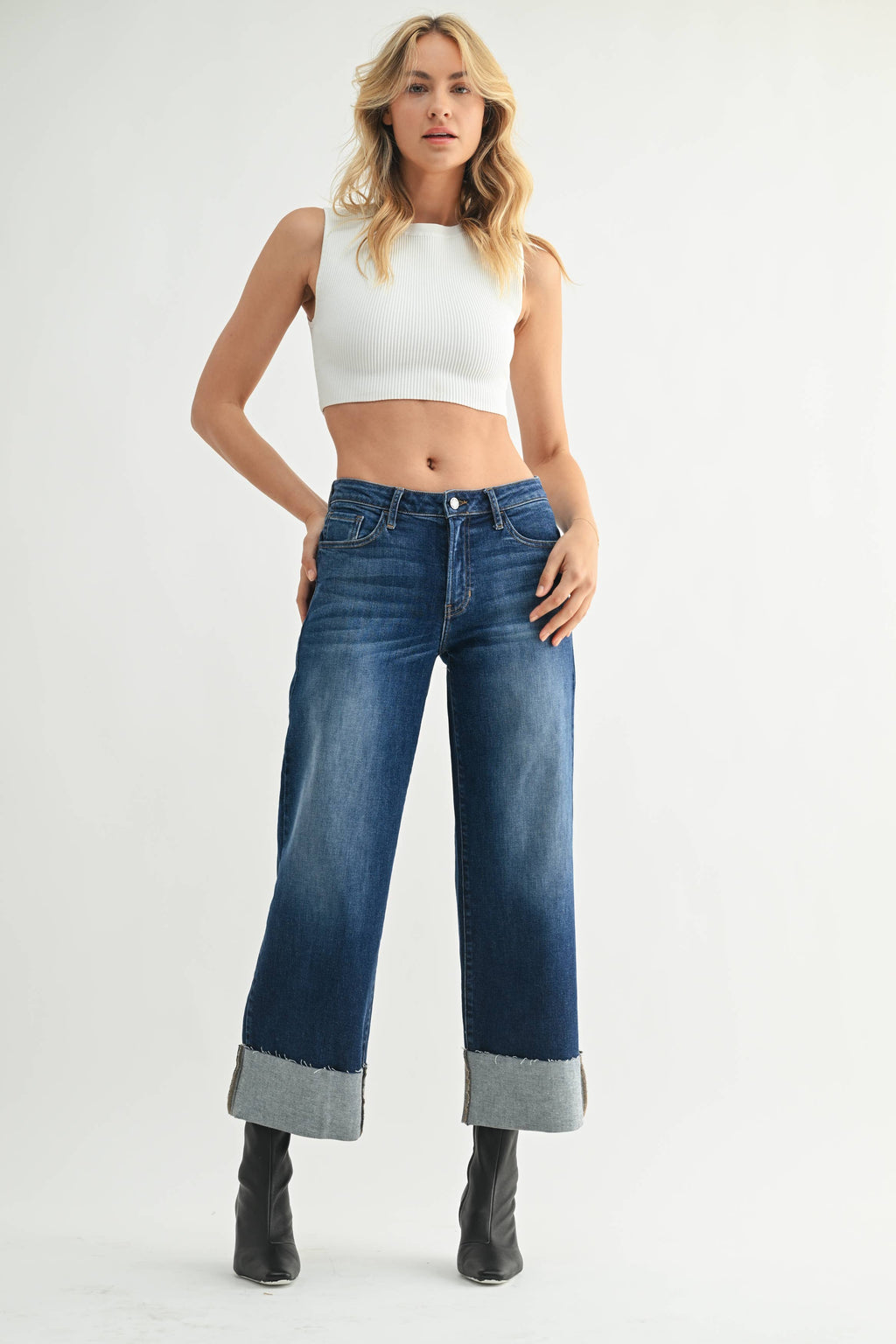 Tammy Cuffed Denim
