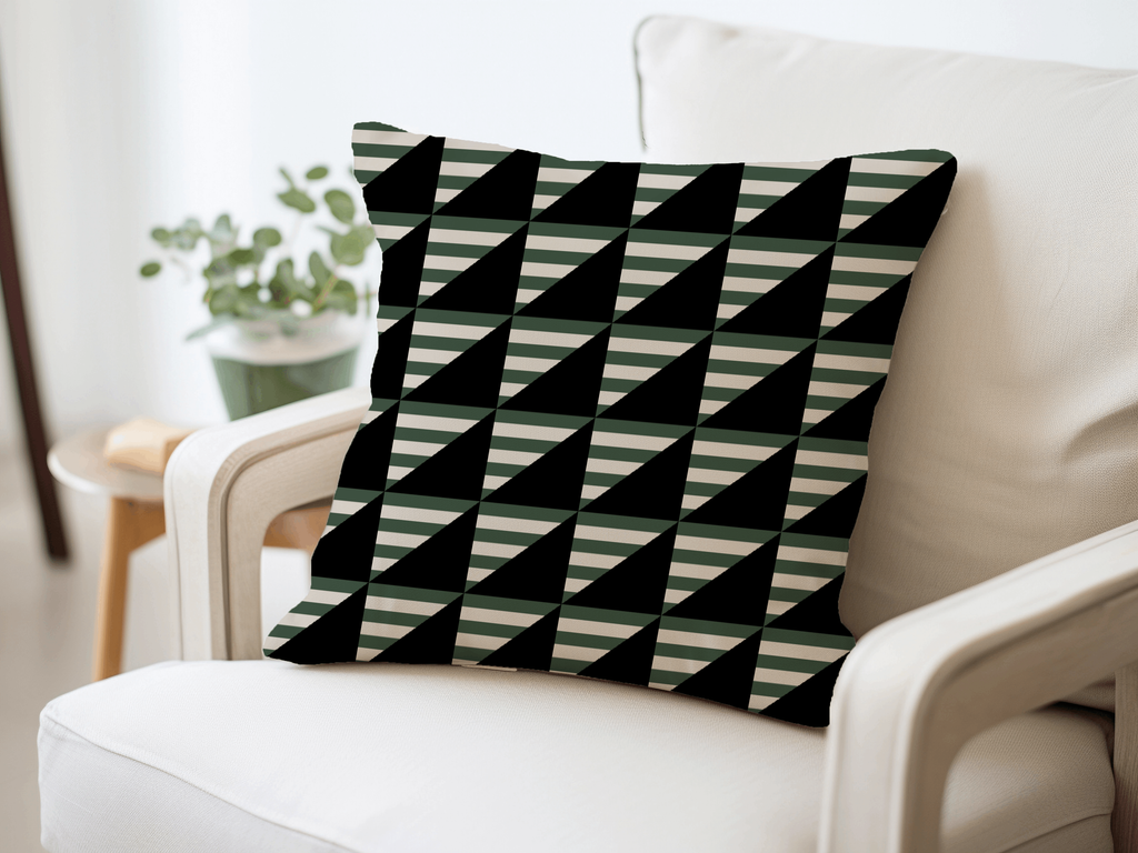 Abstract Woven Throw Pillow