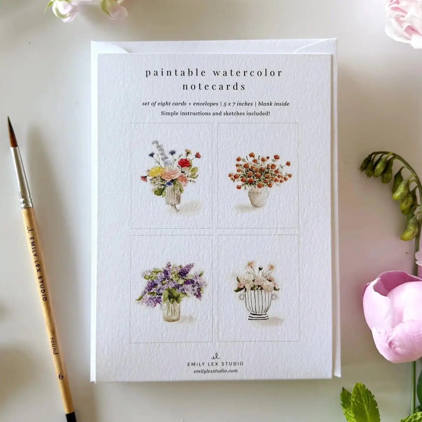 Watercolor Notecard Set