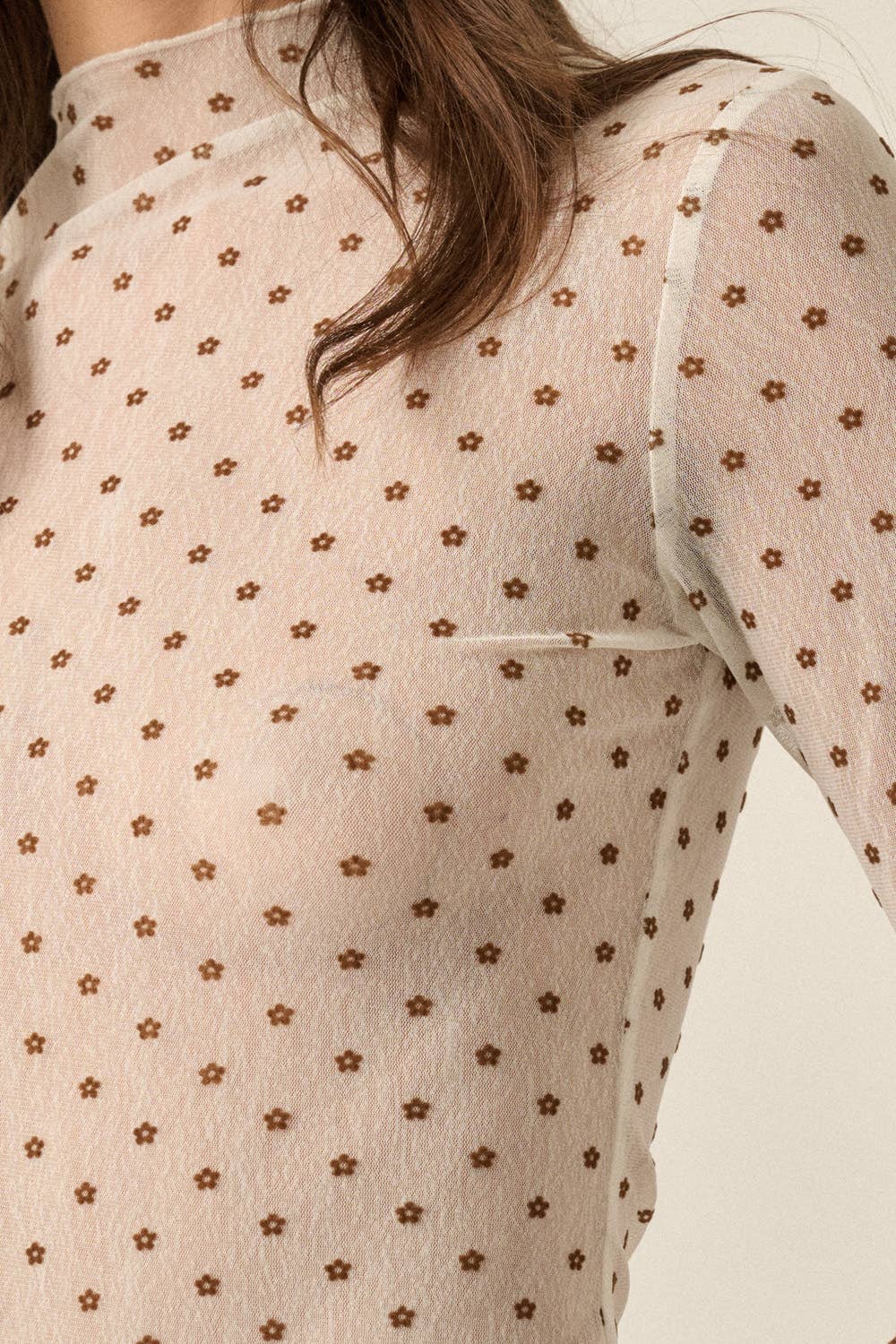 Dainty Sheer Top