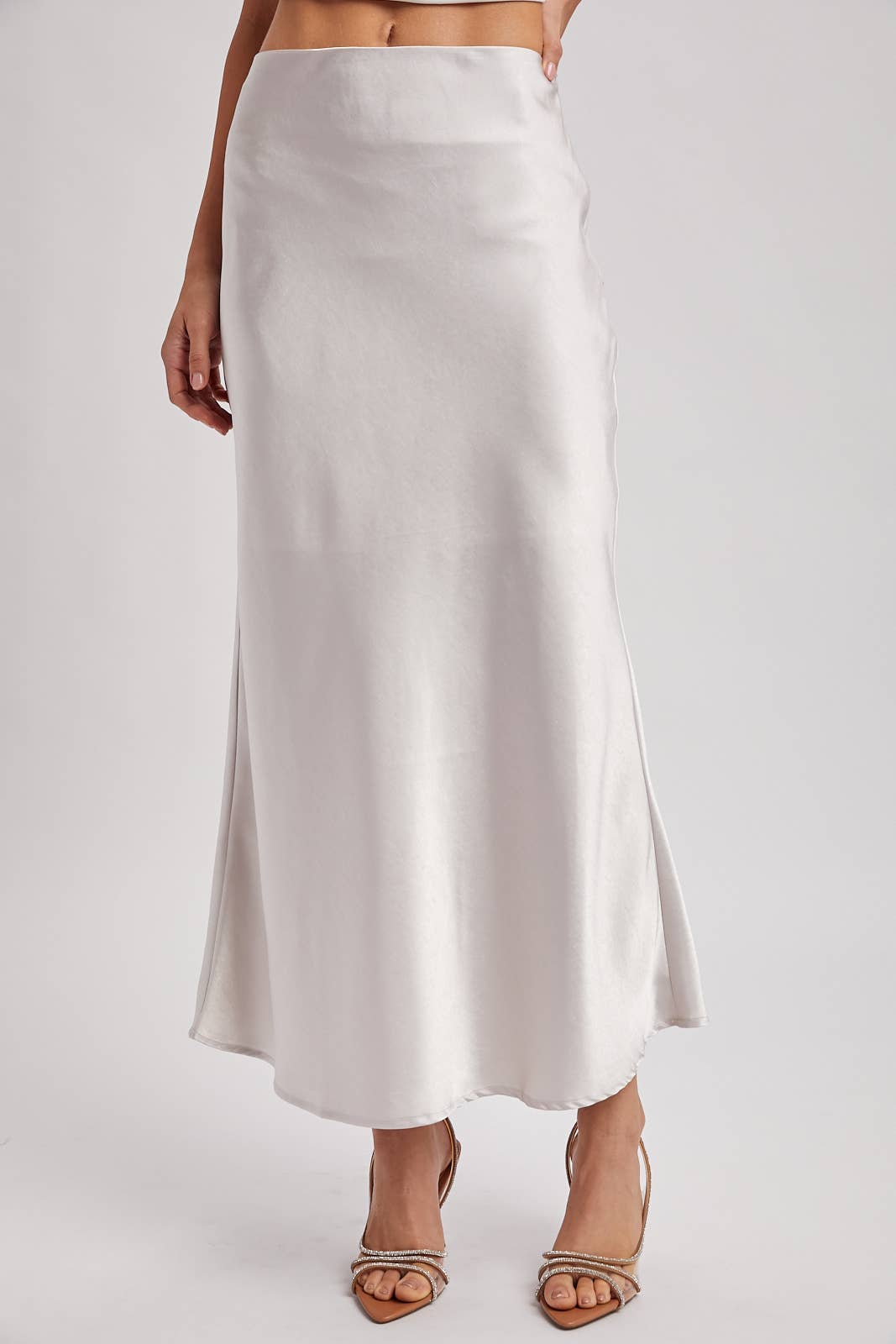 Signature Satin Midi