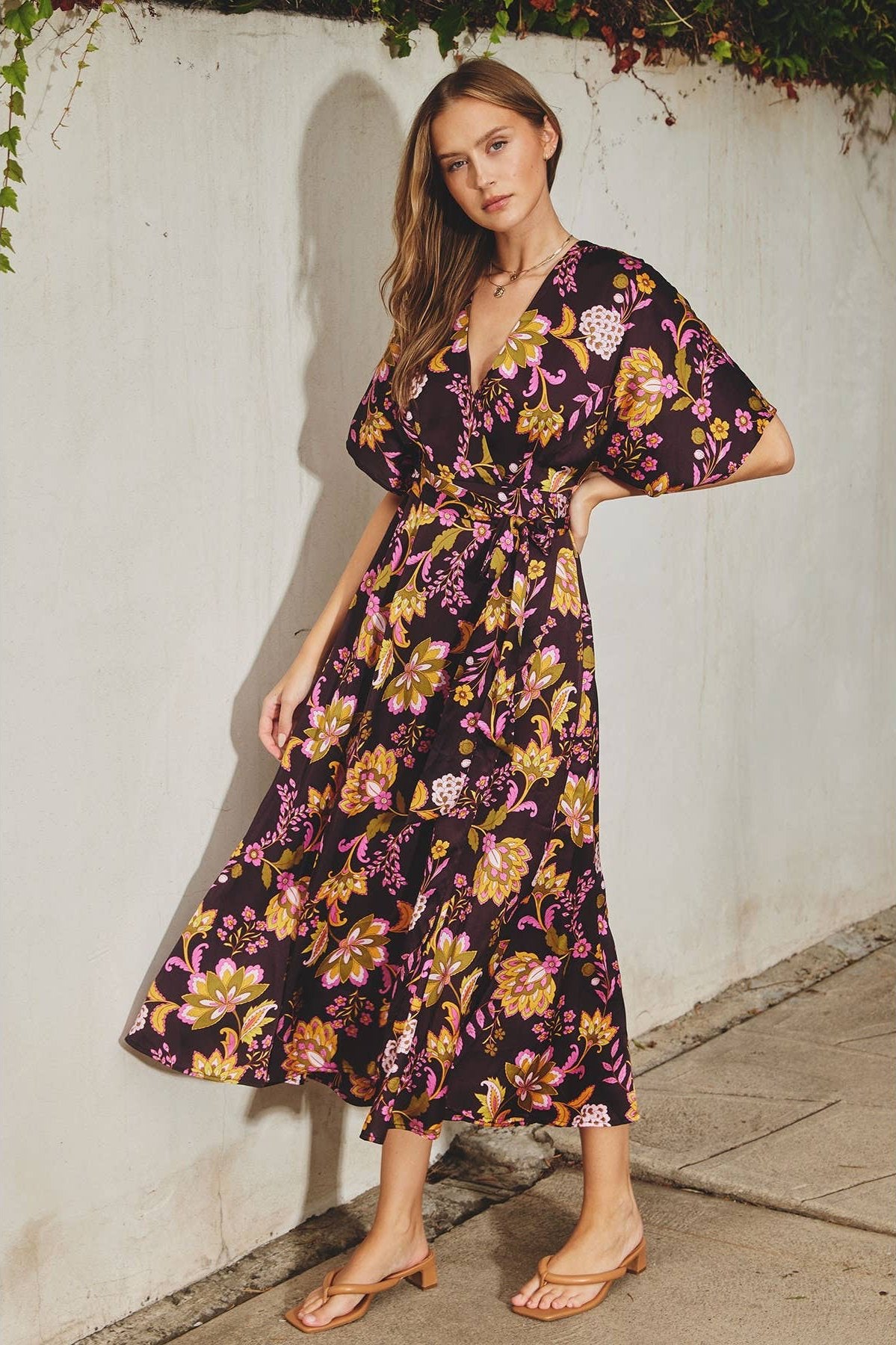 Zuzu Wrap Maxi Dress