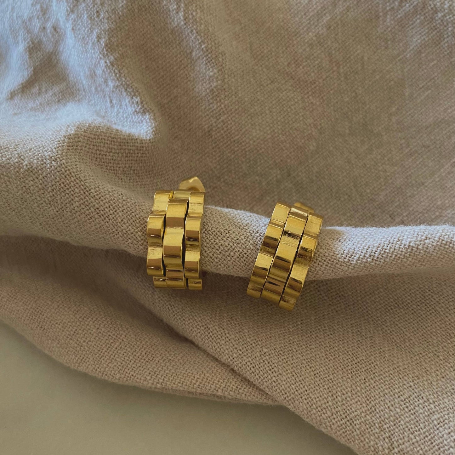 Watch Band Earrings