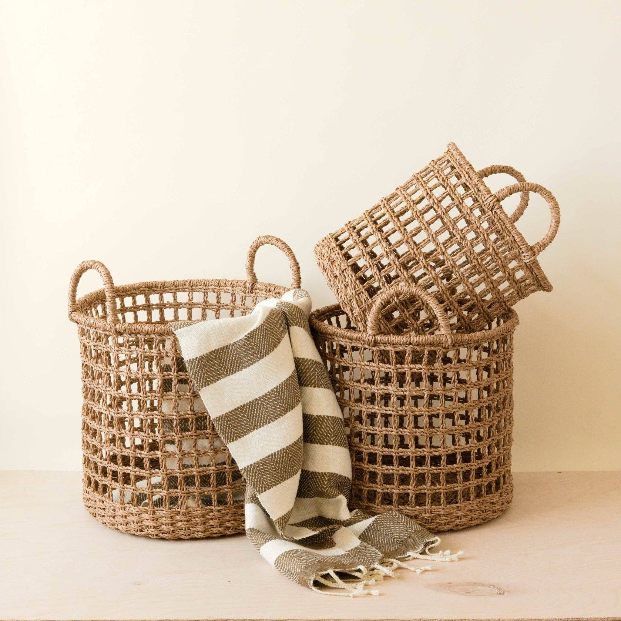 Open Weave Baskets