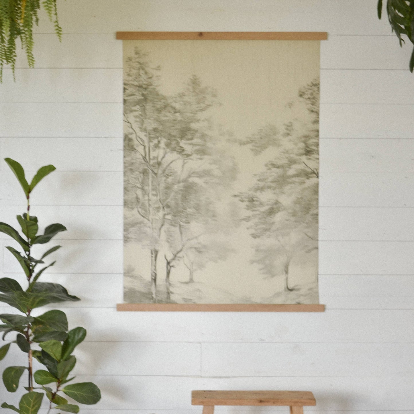 Vintage Woodland Tapestry