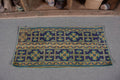 Blue Floral Rug 1.6x3.3 ft