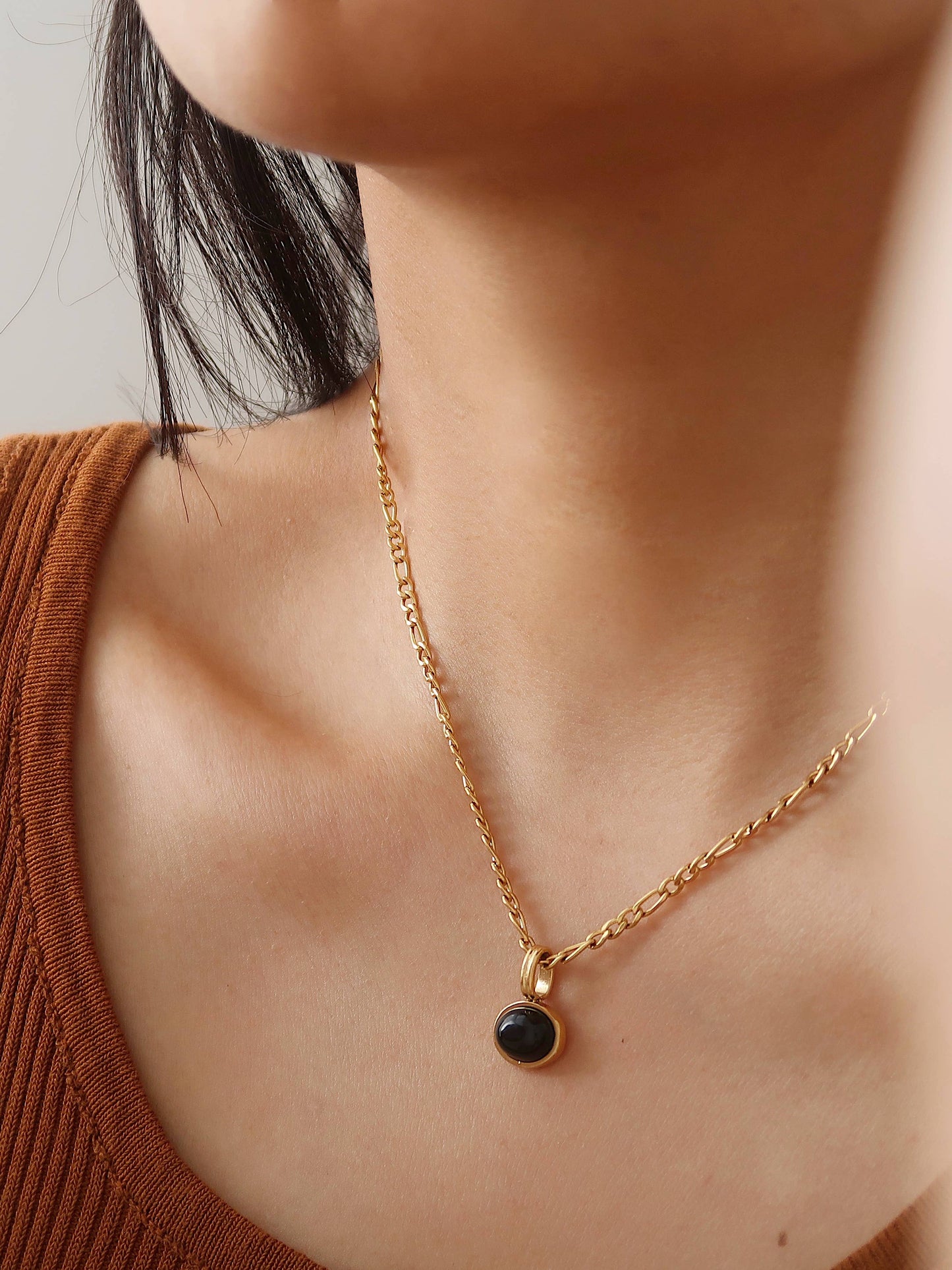 Black Onyx  Necklace