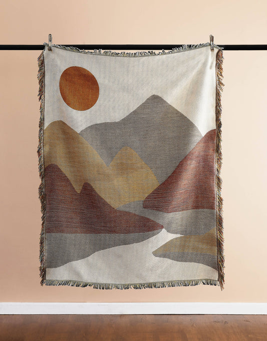 Sunset Mountain Throw