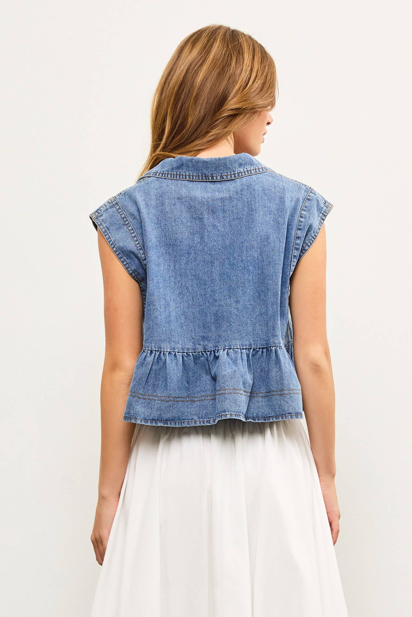 Daphne Denim Top