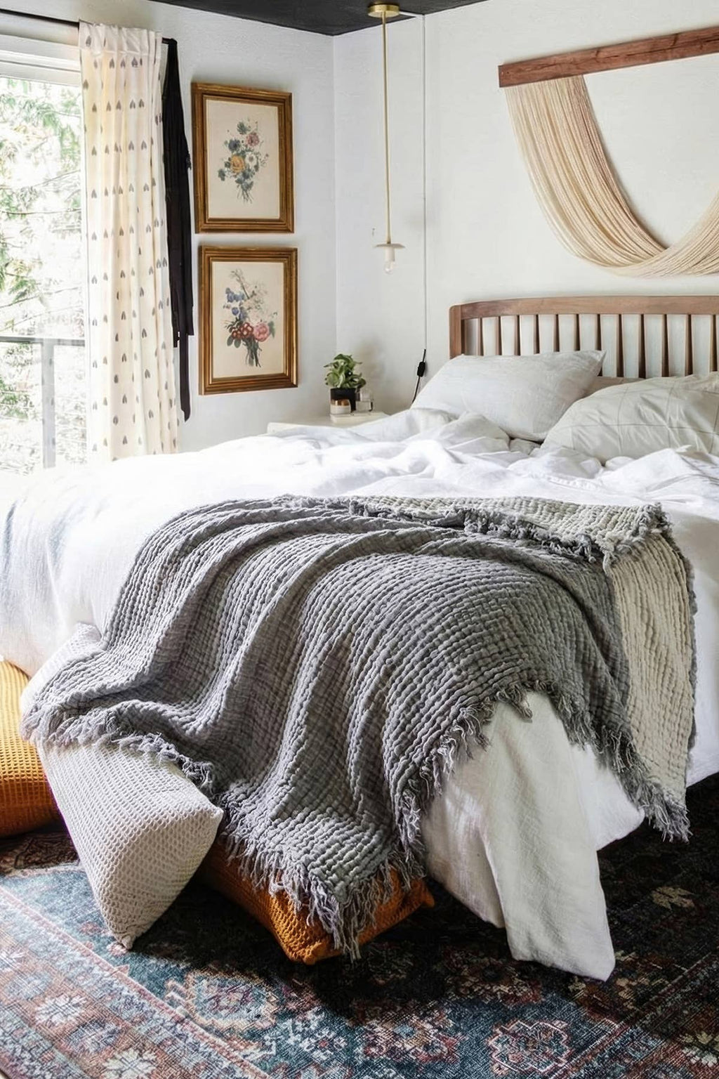 Muslin Cotton Throw Blanket