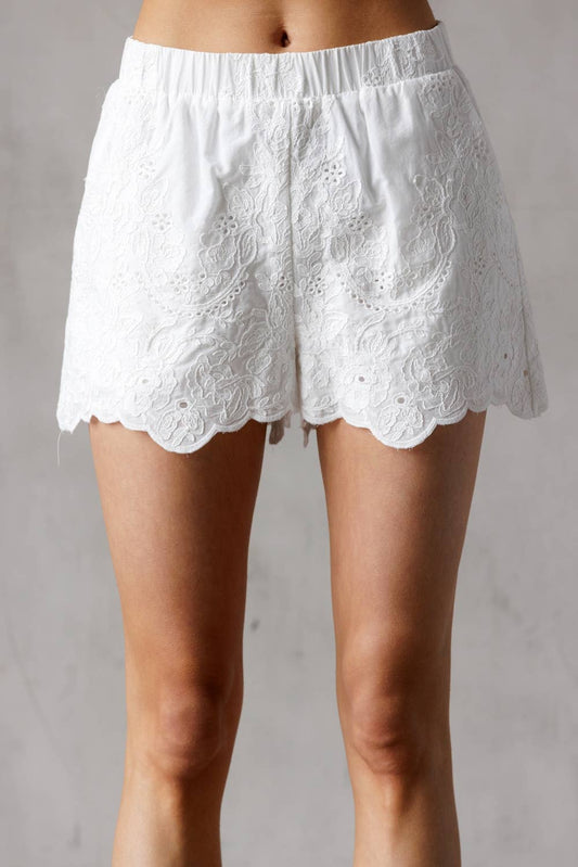 Lace Blossom Shorts