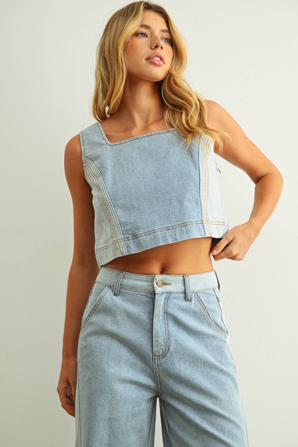 Drew Denim Top