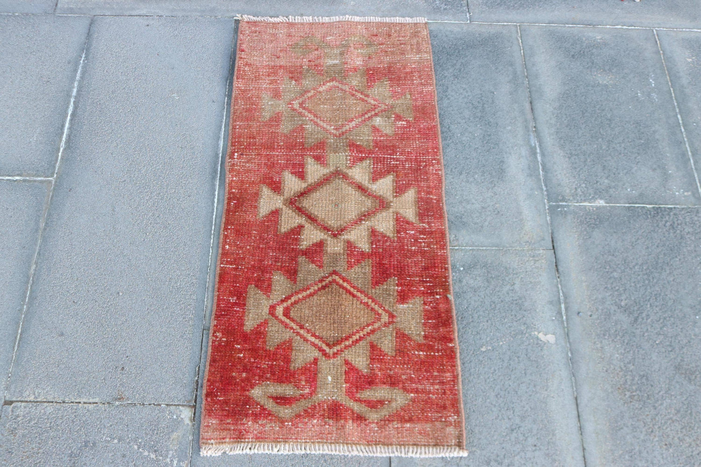 Vintage Turkish Mini Rug