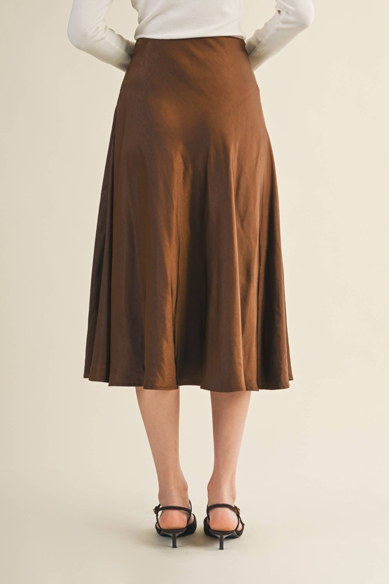 Signature Satin Skirt