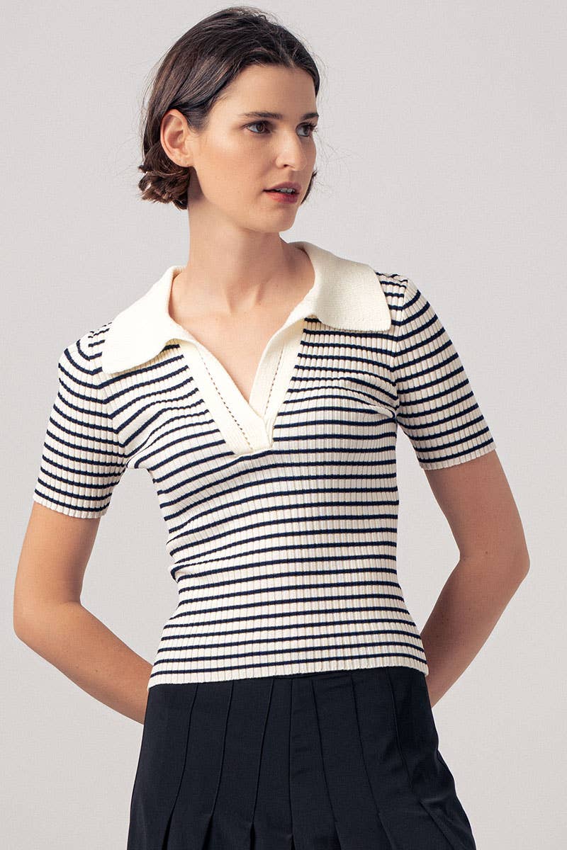 Retro Preppy Top