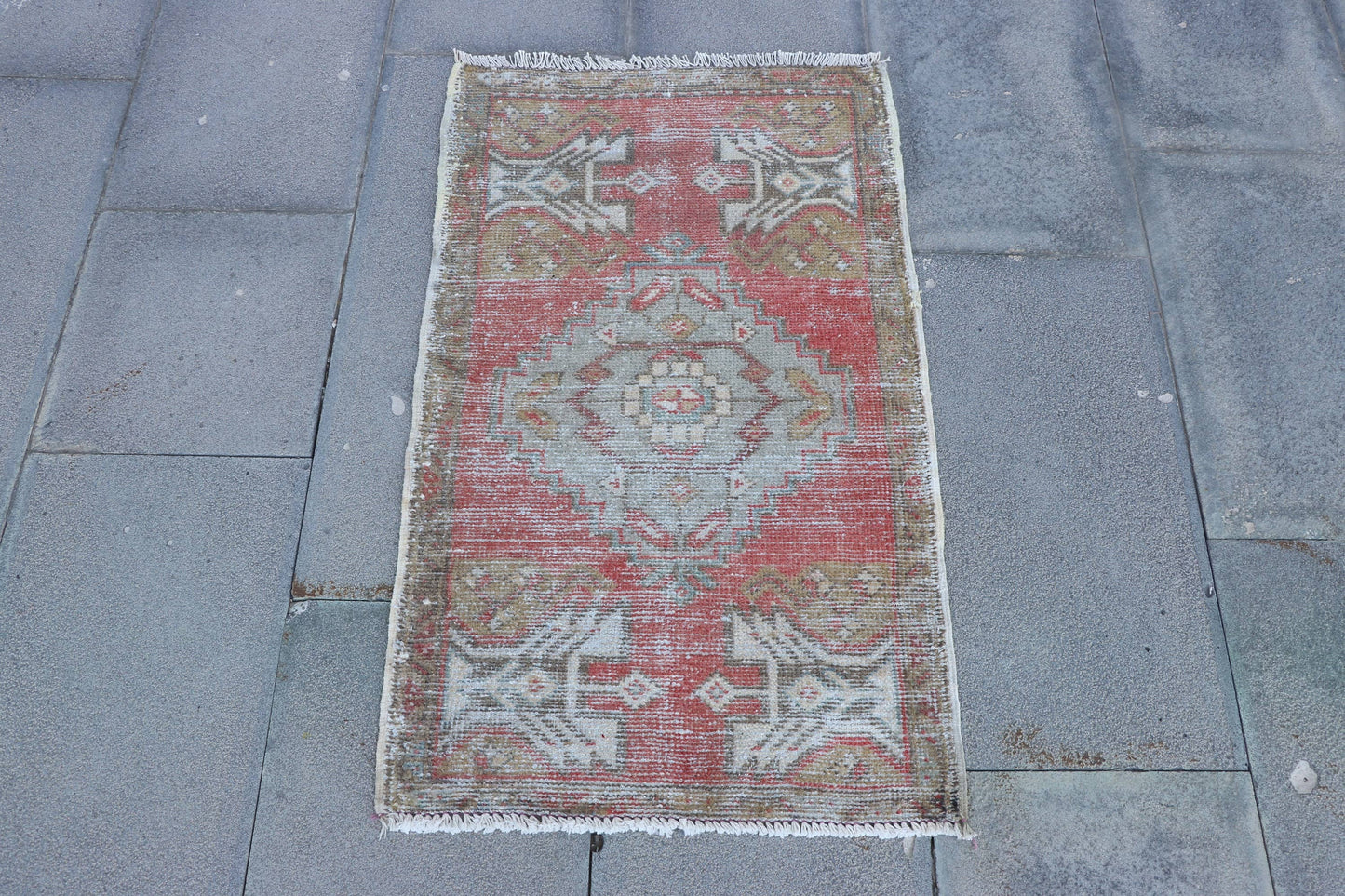 Vintage Turkish Mini Rug