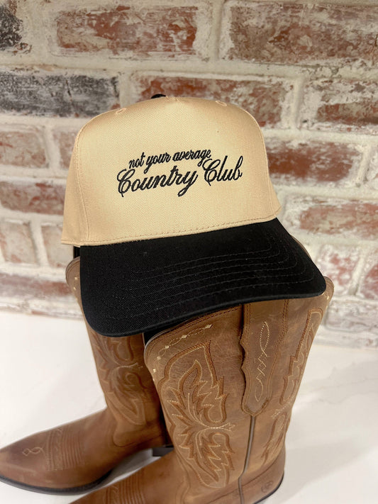 Not Your Average Country Club Trucker Hat