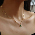 Green Stone Necklace