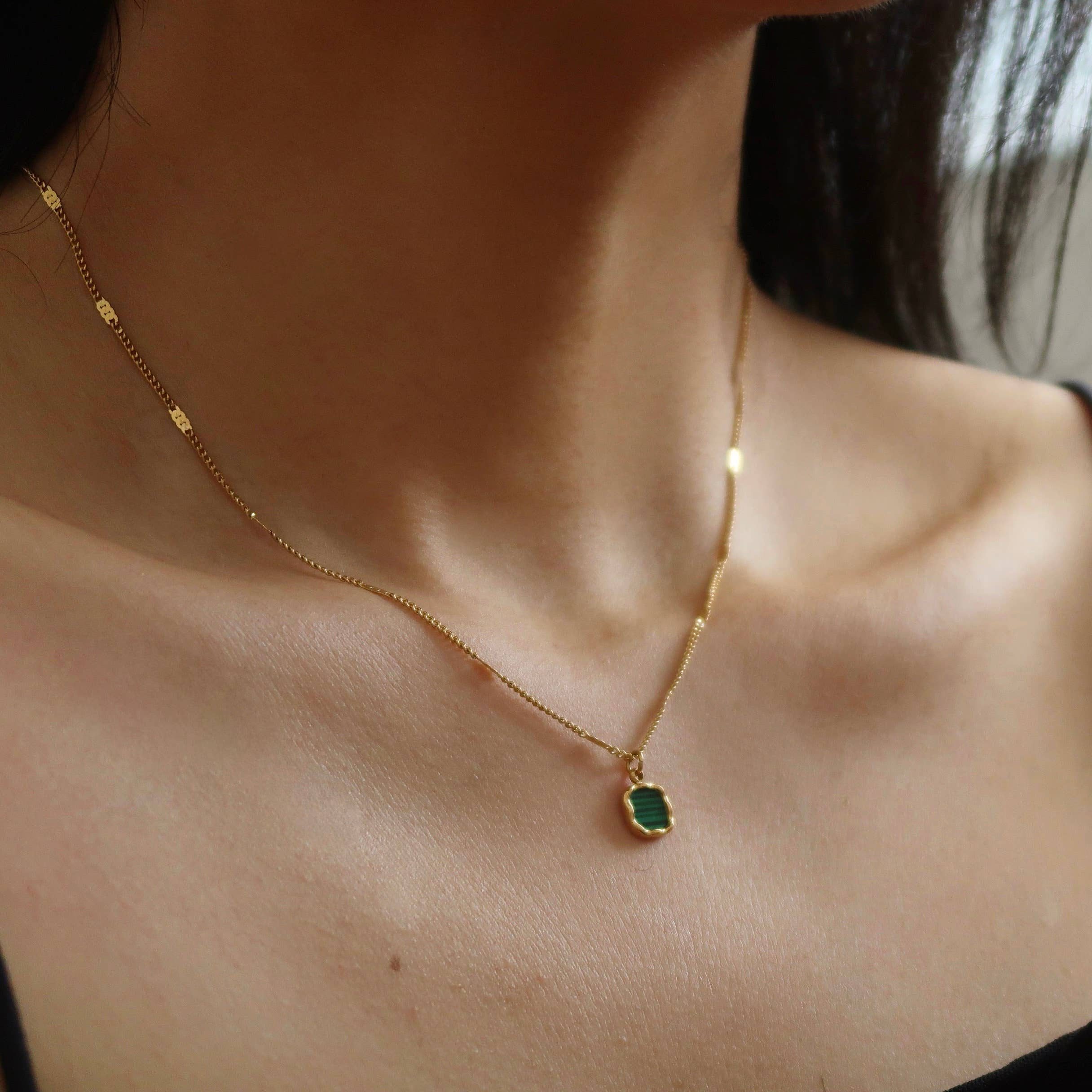 Green Stone Necklace