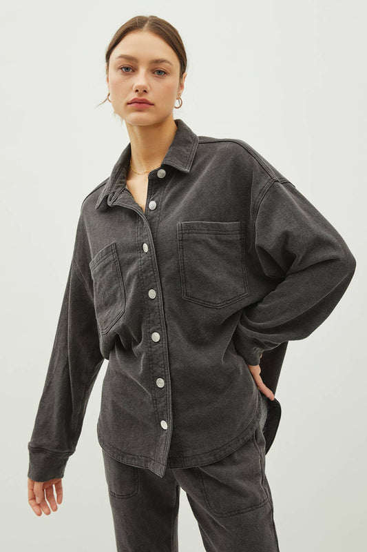 DENIM OVERSIZED SHACKET