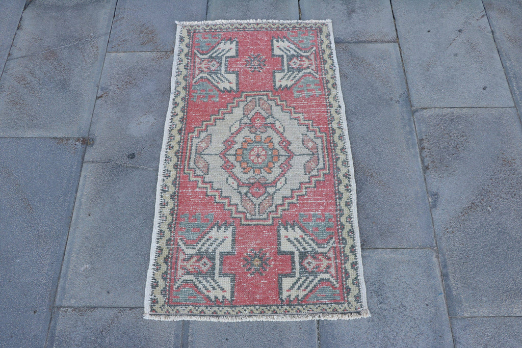 Vintage Turkish Mini Rug