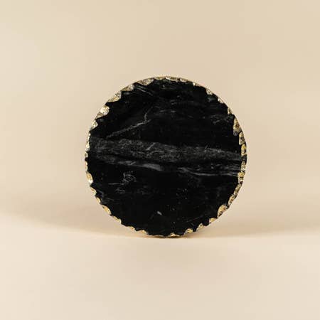 Black Marble Coaster