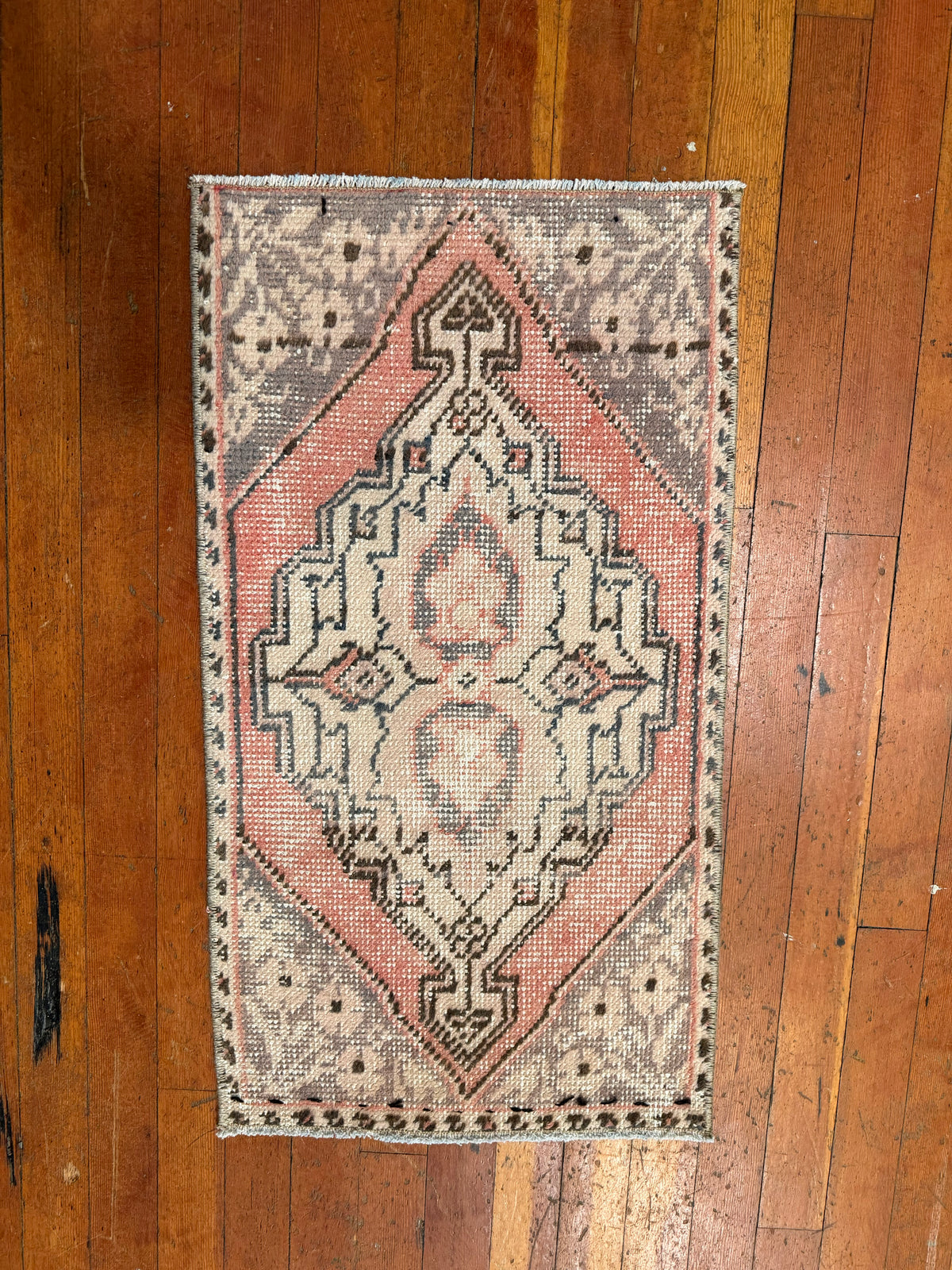 Vintage Turkish Mini Rug
