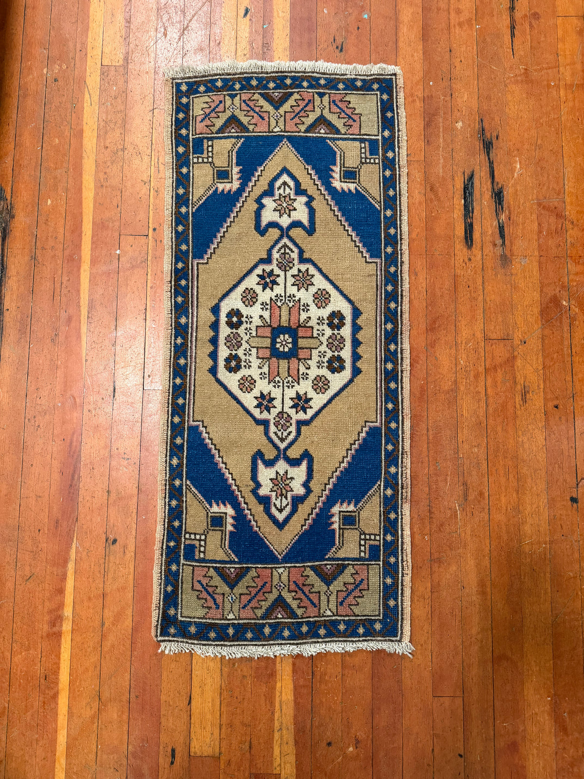 Vintage Turkish Mini Rug