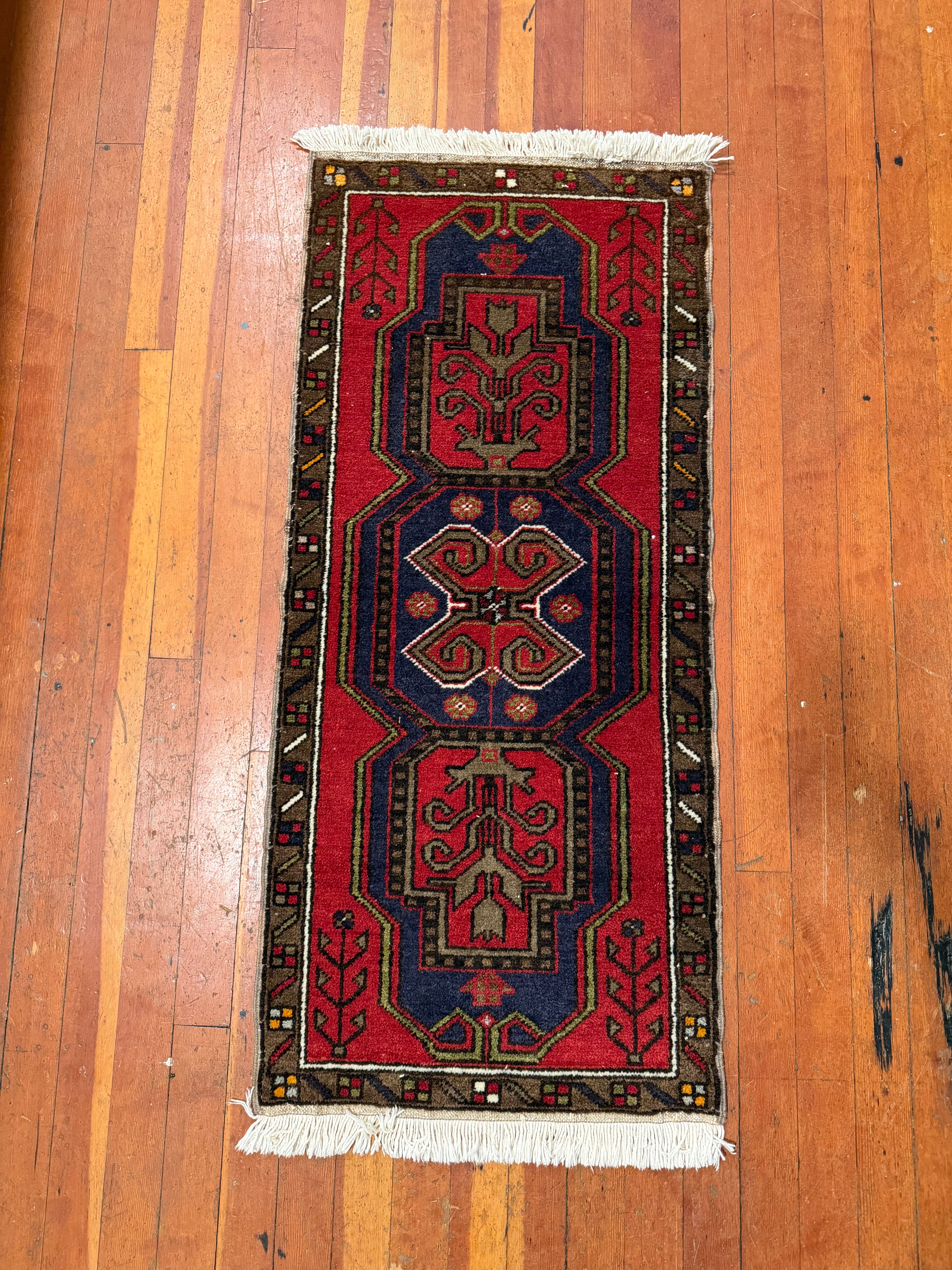 Vintage Turkish Mini Rug