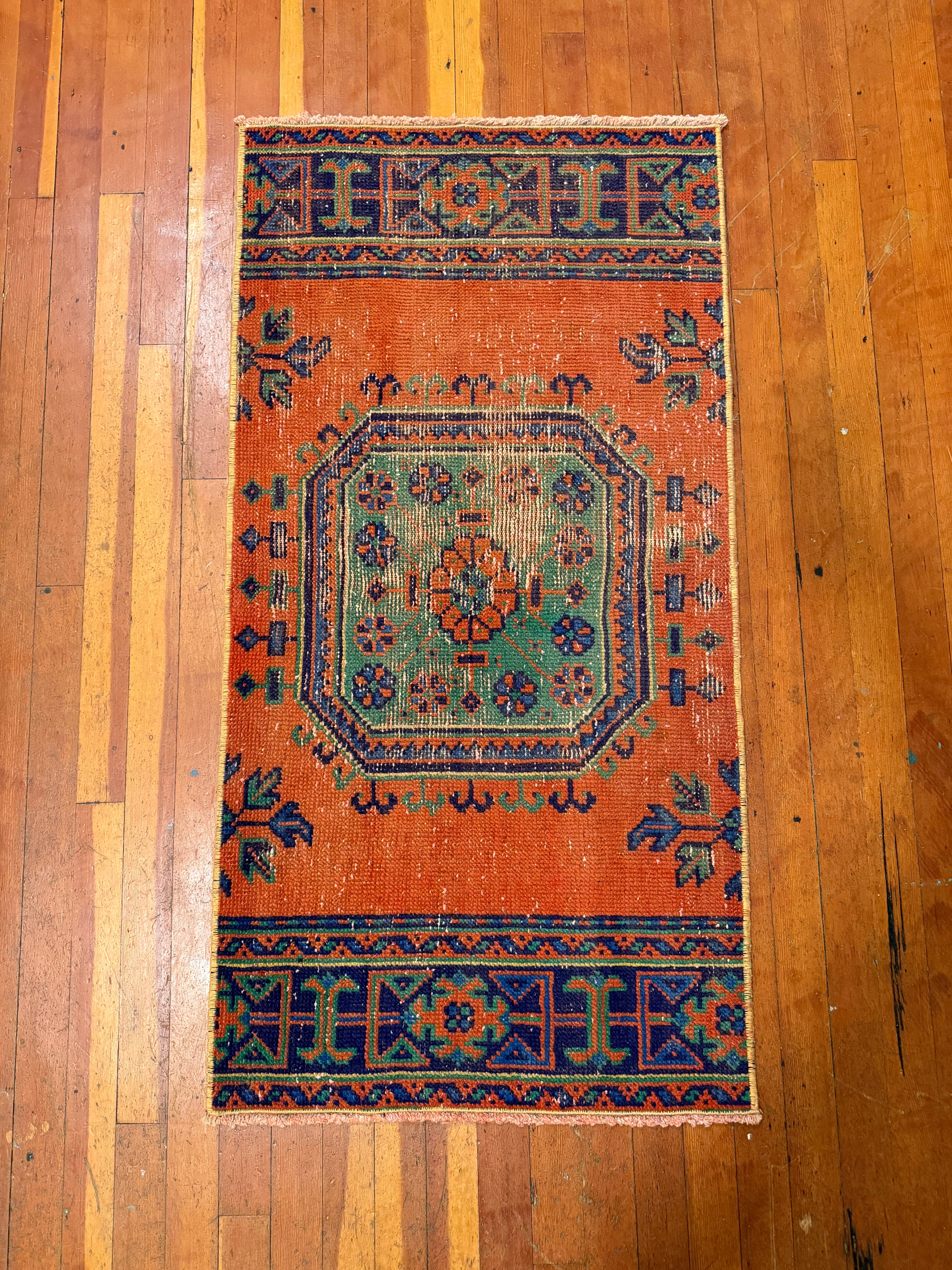 Vintage Turkish Mid Size Rug