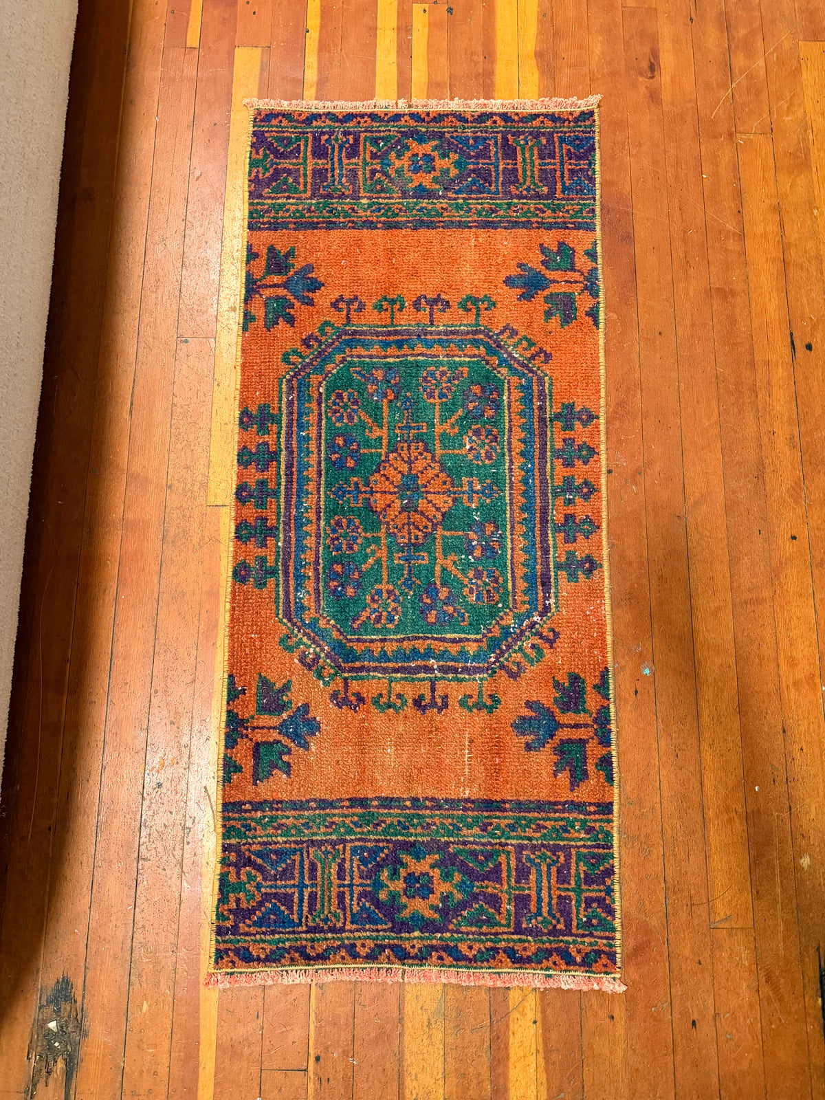 Vintage Turkish Mid Size Rug