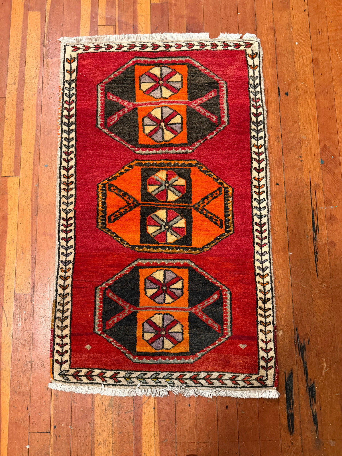 Vintage Turkish Mid Size Rug