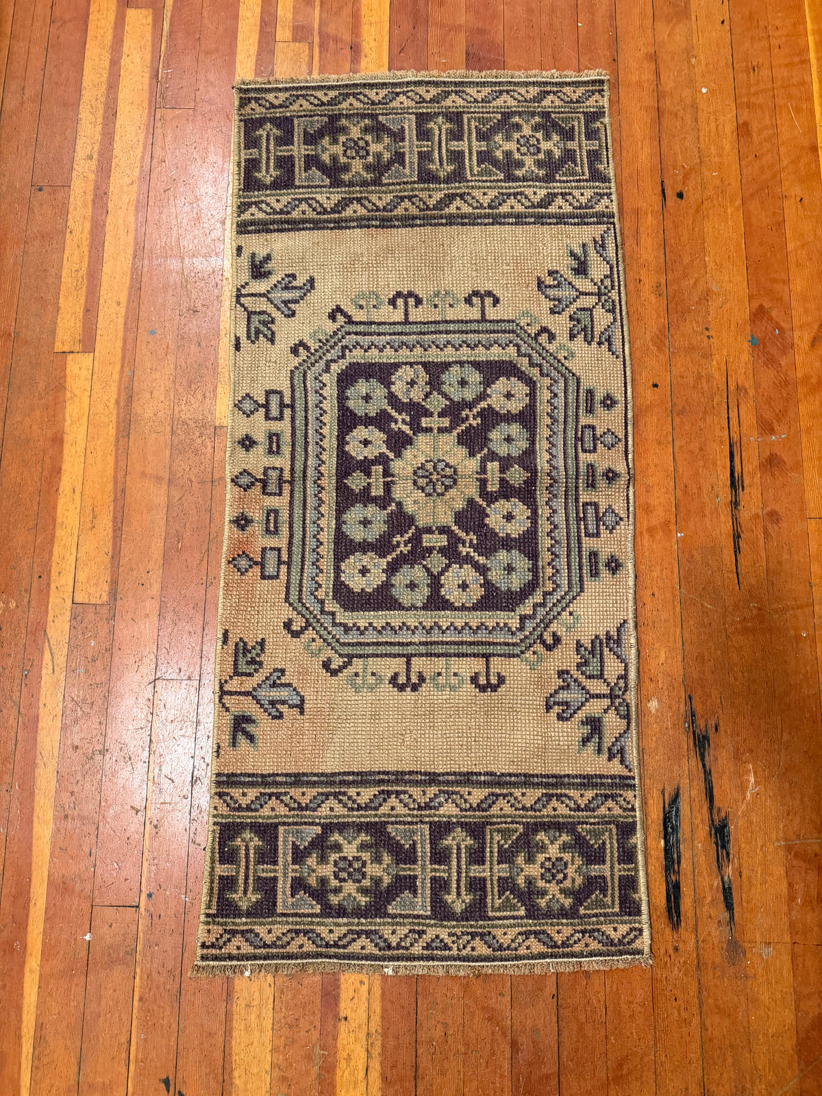 Vintage Turkish Mid Size Rug