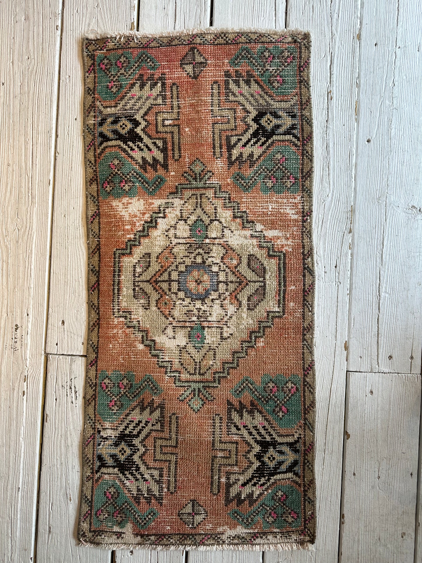 Vintage Turkish Mini Rug