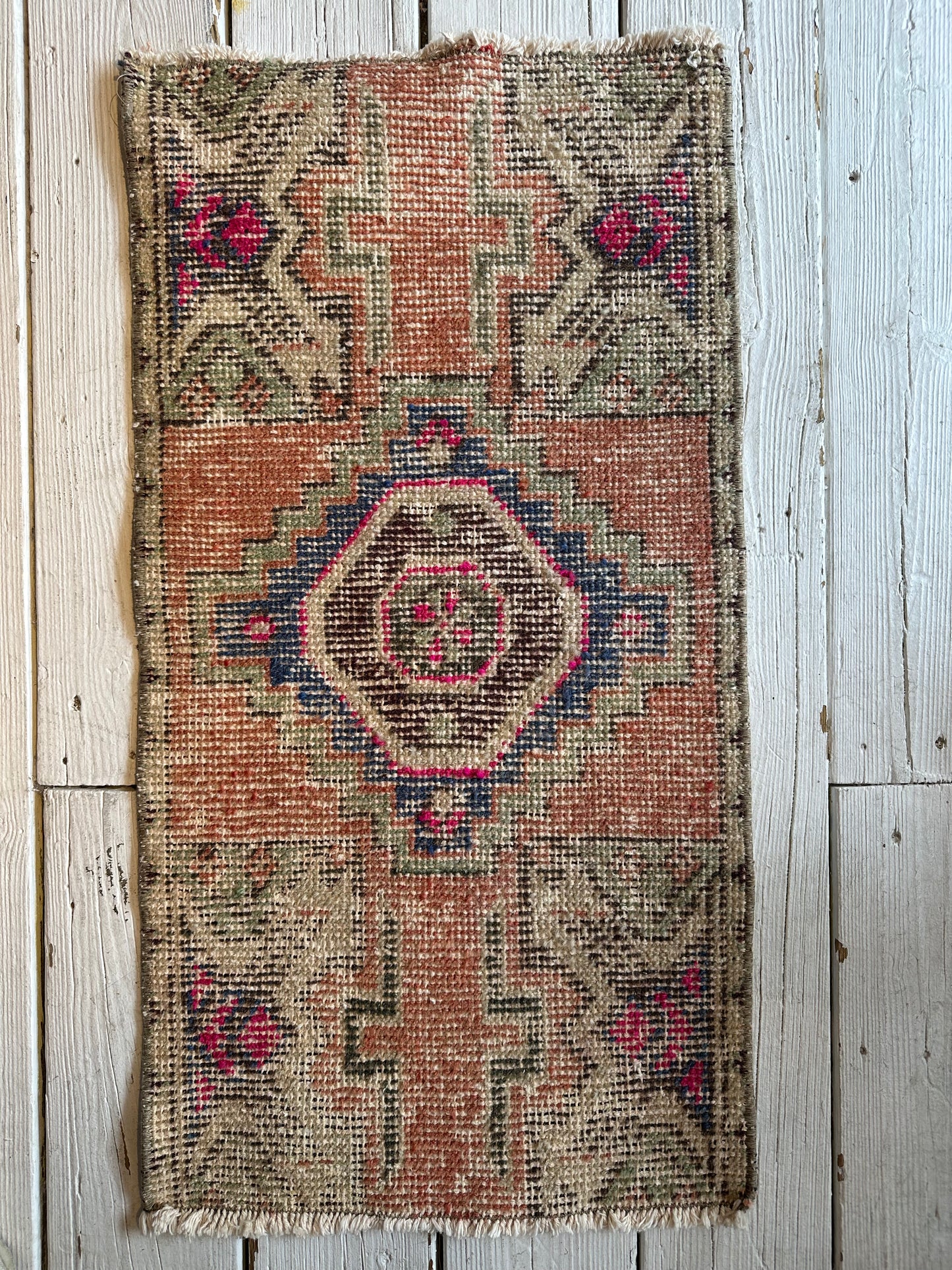 Vintage Turkish Mini Rug