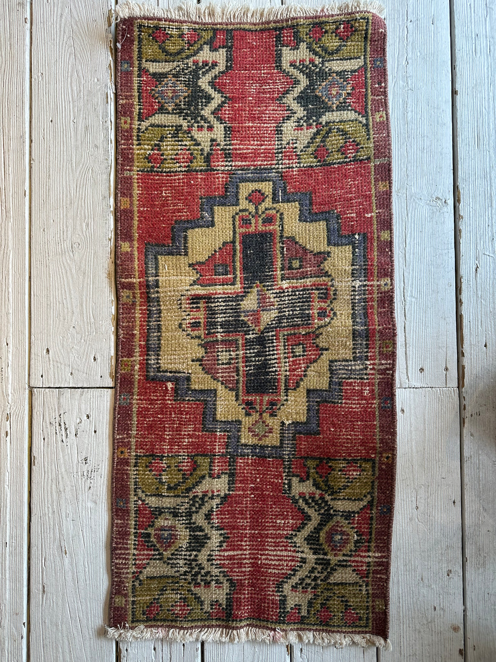 Vintage Turkish Mini Rug