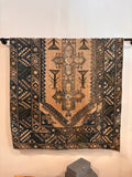 Antique Turquoise Turkish Rug