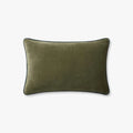 LIZA Green Pillow 16'' x 26'' / Down-Filled
