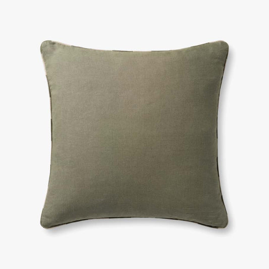Green Linen Pillow