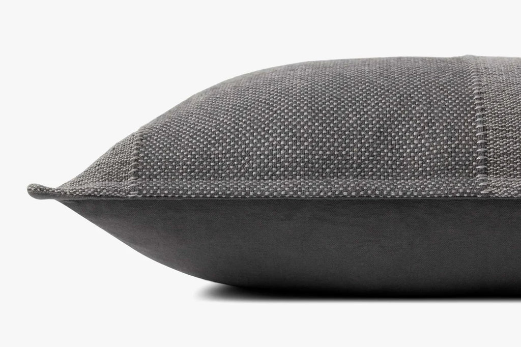 NADINE Slate Pillow 13'' x 35'' / Down-Filled