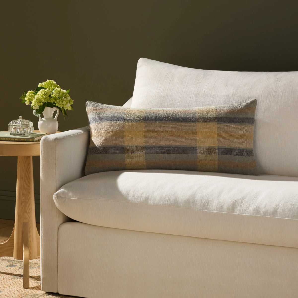 Andi Plaid Throw Pillow