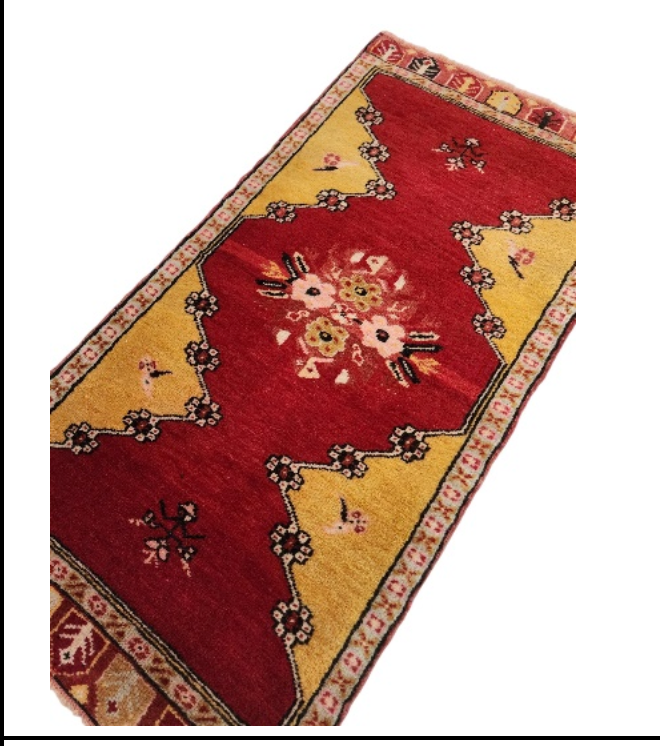 Vintage Turkish Mini Rug