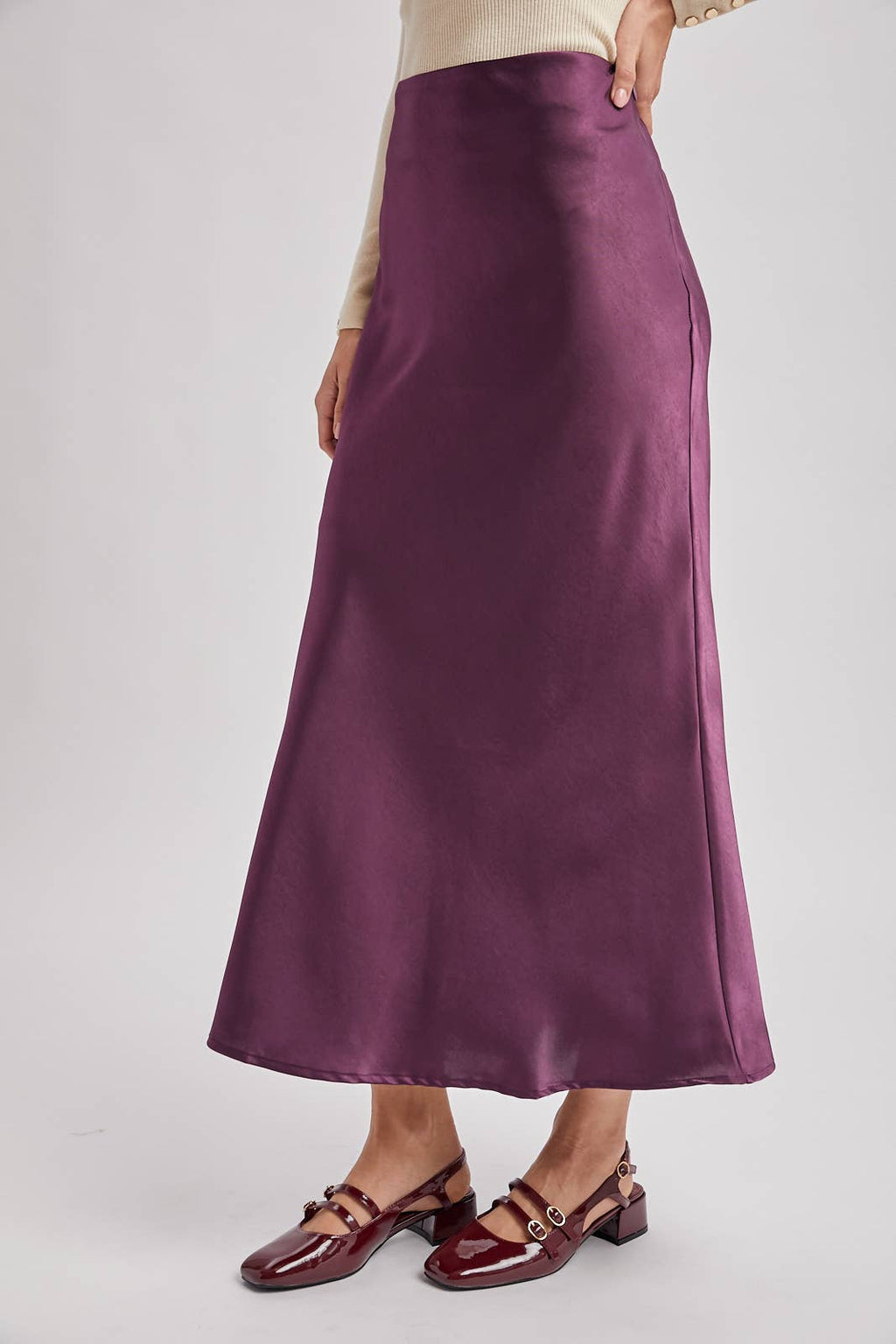 Signature Satin Midi