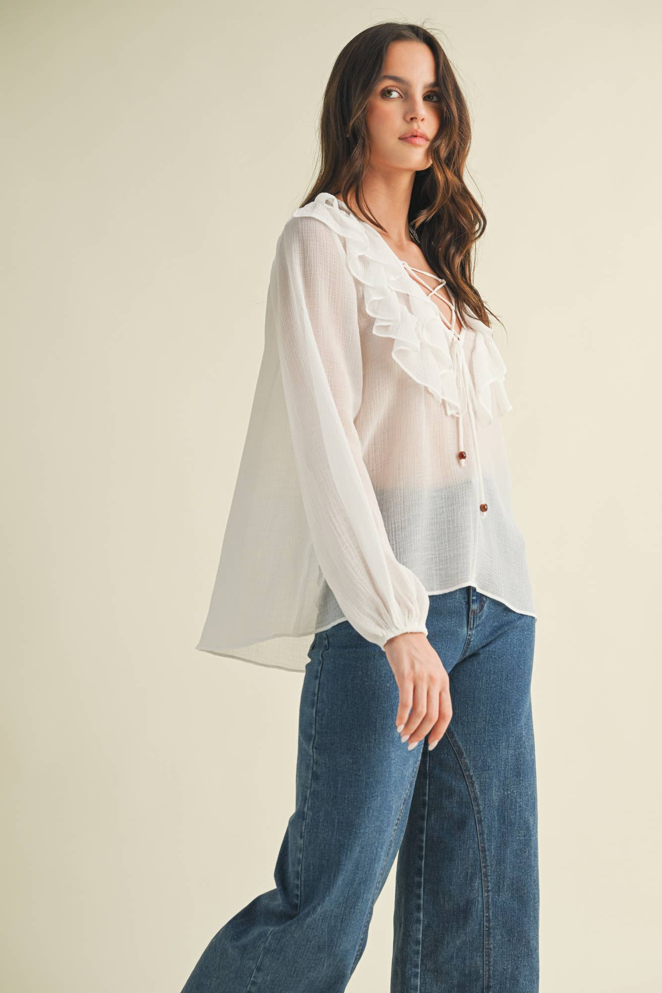 Scarlett Ruffle Top
