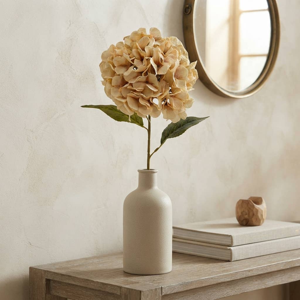 Faux Dried Hydrangea Stem