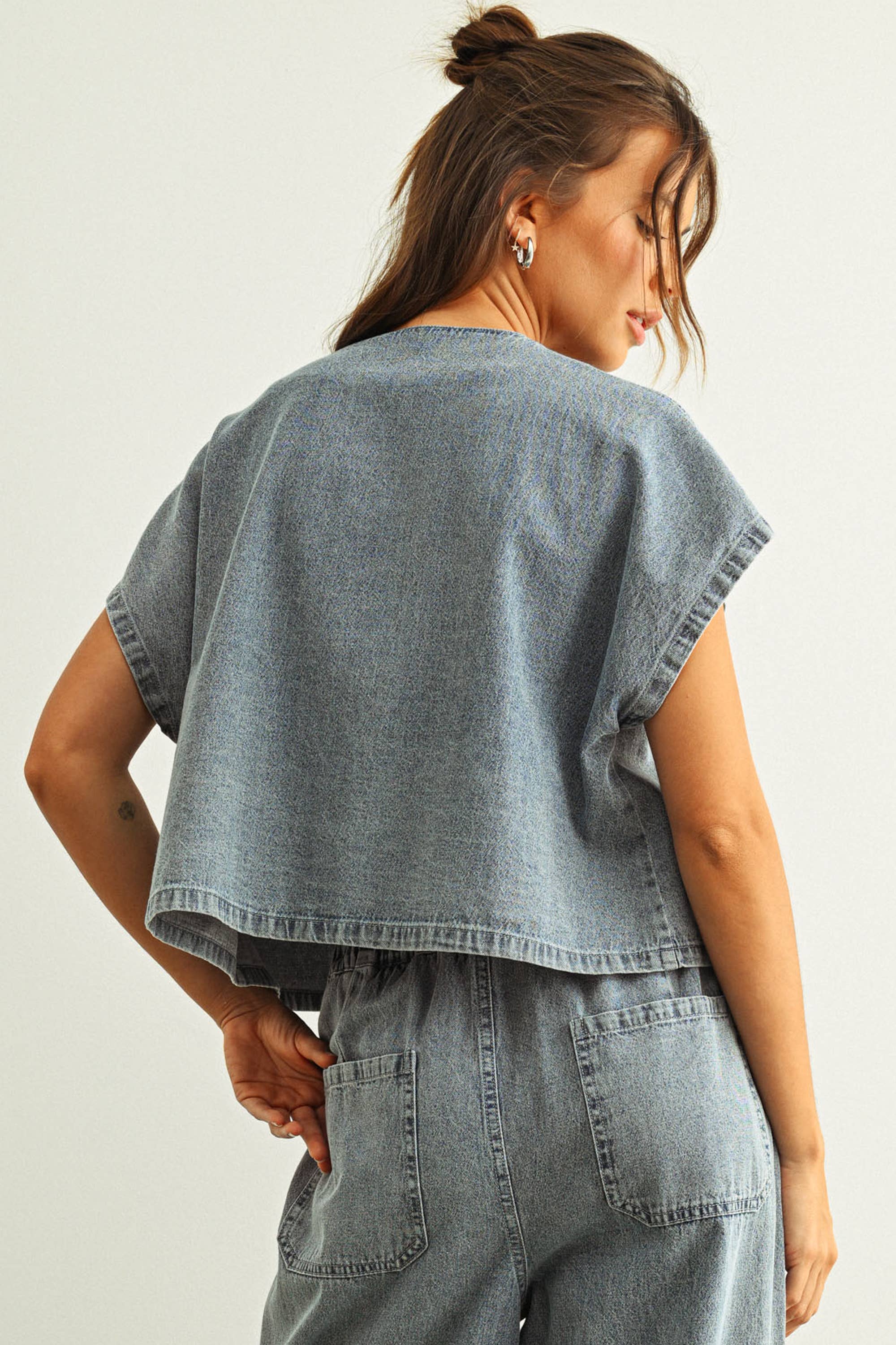 Jessie Denim Blouse