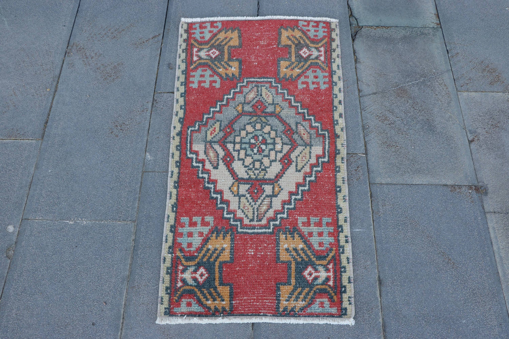 Vintage Turkish Mini Rug
