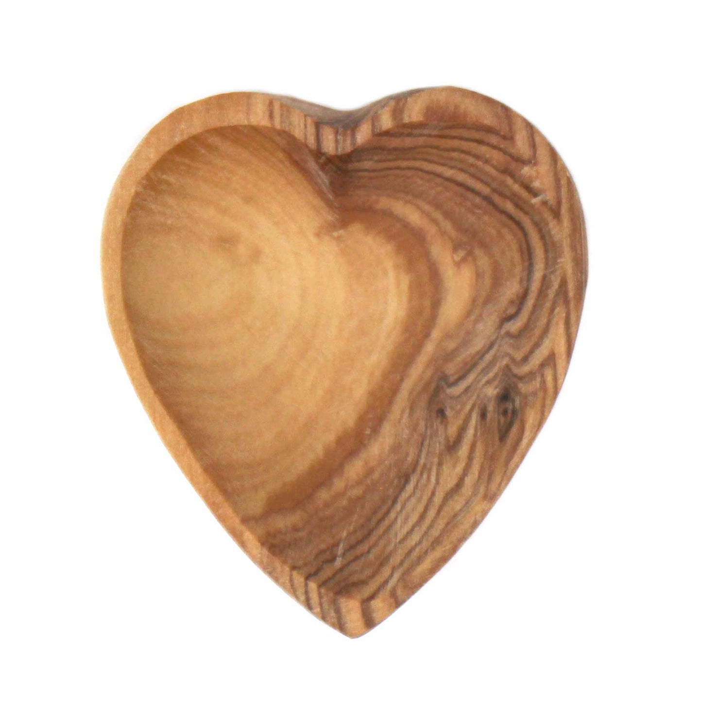 Petite Olive Wood Heart Bowls