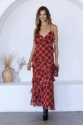 Kim Plaid Maxi